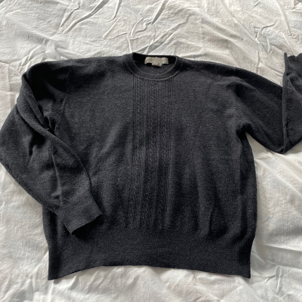 Sophisticated Style – Classic Lambswool Cable Knit Sweater!